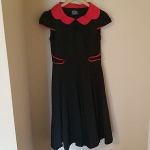 Unique Vintage 1950s Style Swing Dress
